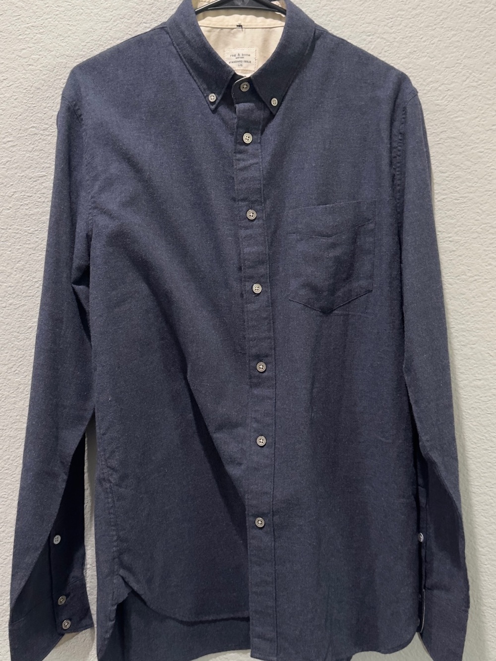 rag & bone Men’s Navy Button-Down Shirt